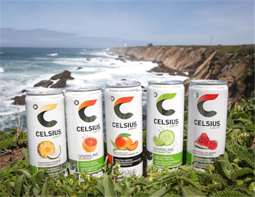 5種口味的功能飲料Celsius