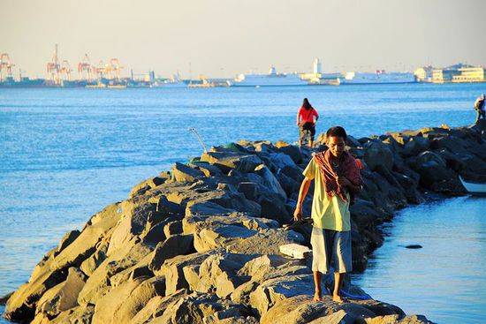 菲律賓日落大道 遙望南中國海