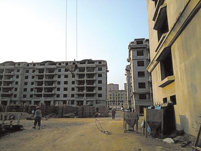 　適園雅居小區(qū)，已建起13棟住宅樓。