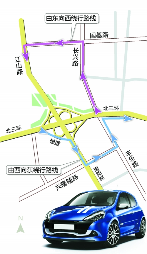 鄭州南陽路立交橋?qū)⒎忾]施工 東西方向行走需繞行