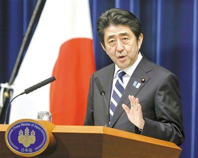  日本首相安倍晉三。