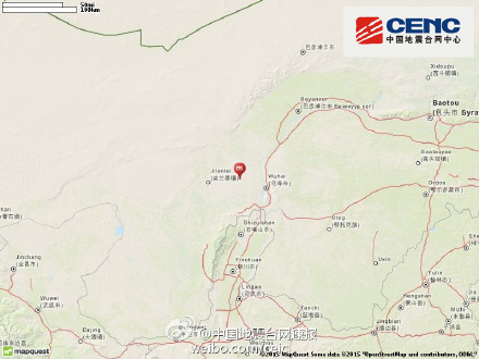 內蒙古阿拉善左旗發(fā)生5.8級地震寧夏銀川有震感