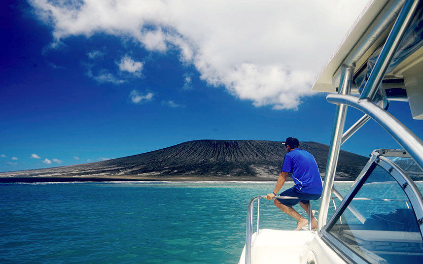 太平洋海底火山噴發(fā)催生新島嶼