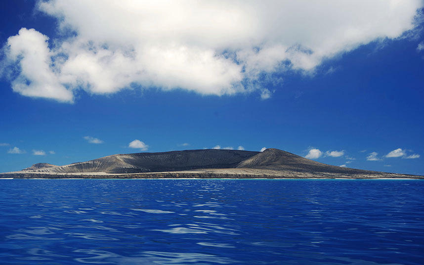 太平洋海底火山噴發(fā)催生新島嶼