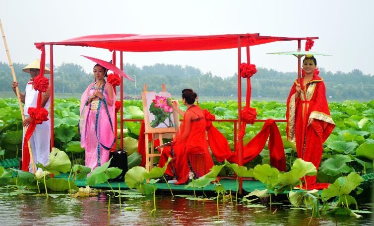 第八屆中國·淮陽龍湖賞荷旅游月開幕 為期兩個月