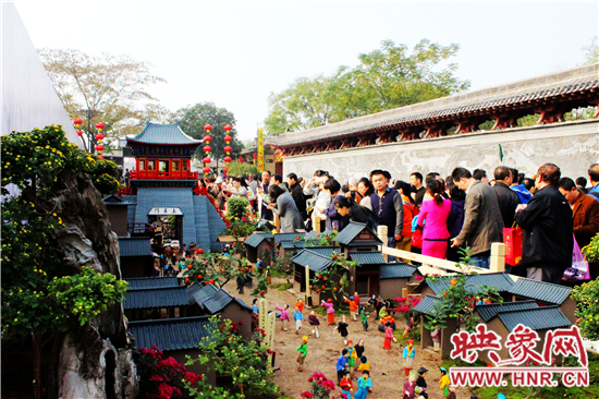 菊花版《清明上河圖》,全新亮相清明上河園