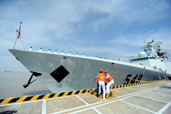 中國海軍第12批護航編隊開赴印度洋